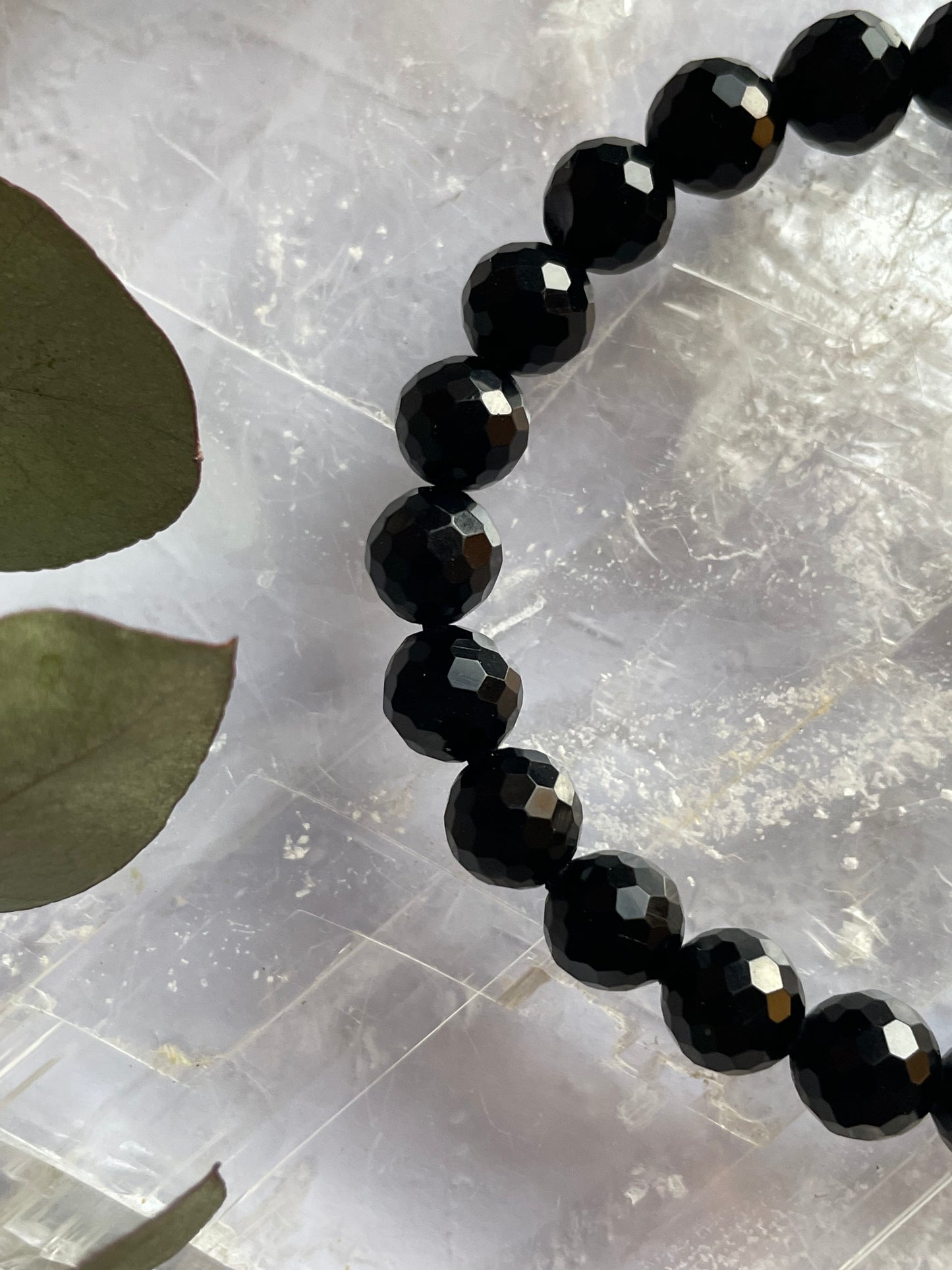 Black Obsidian Bracelet | 7mm | اوبسيديان الاسود - السبج