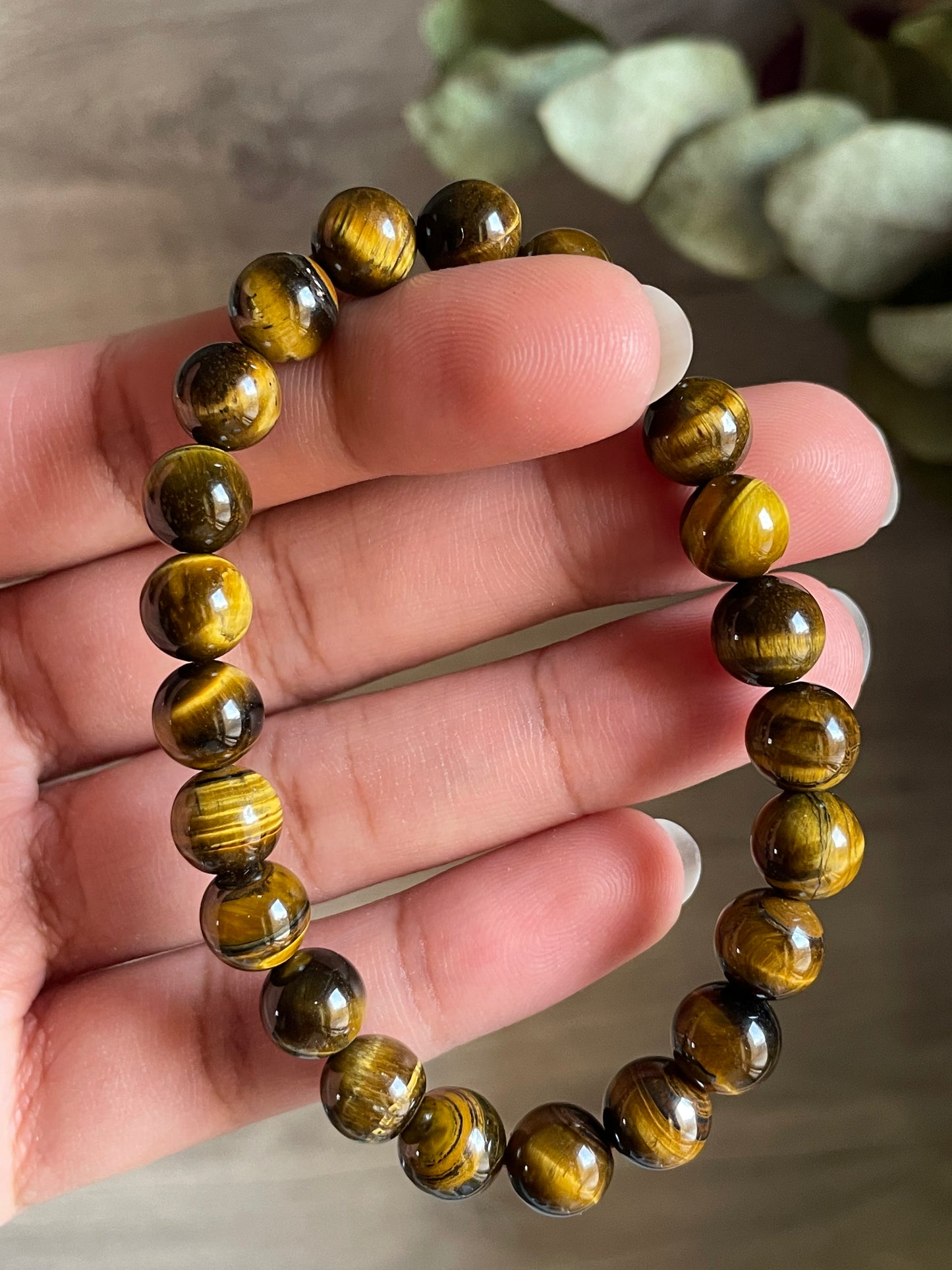 Tiger eye Bracelet | 8mm | عين النمر