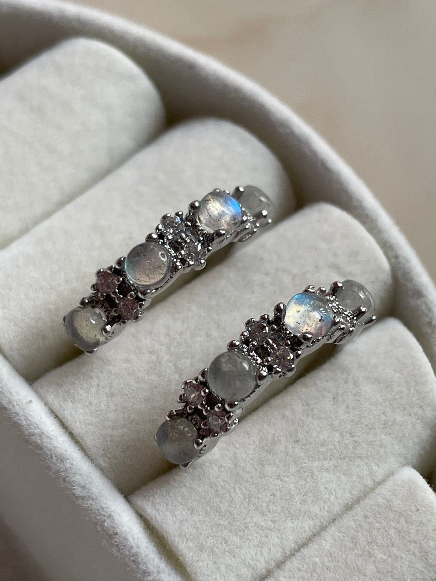 Labradorite Ring | Adjustable | خاتم حجر الطاووس