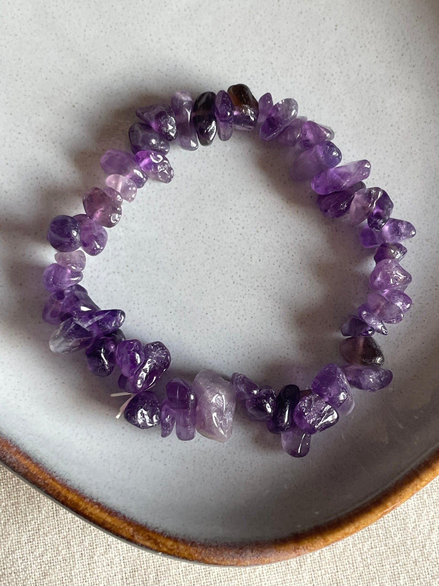 Amethyst Chip Bracelet | الجمشت