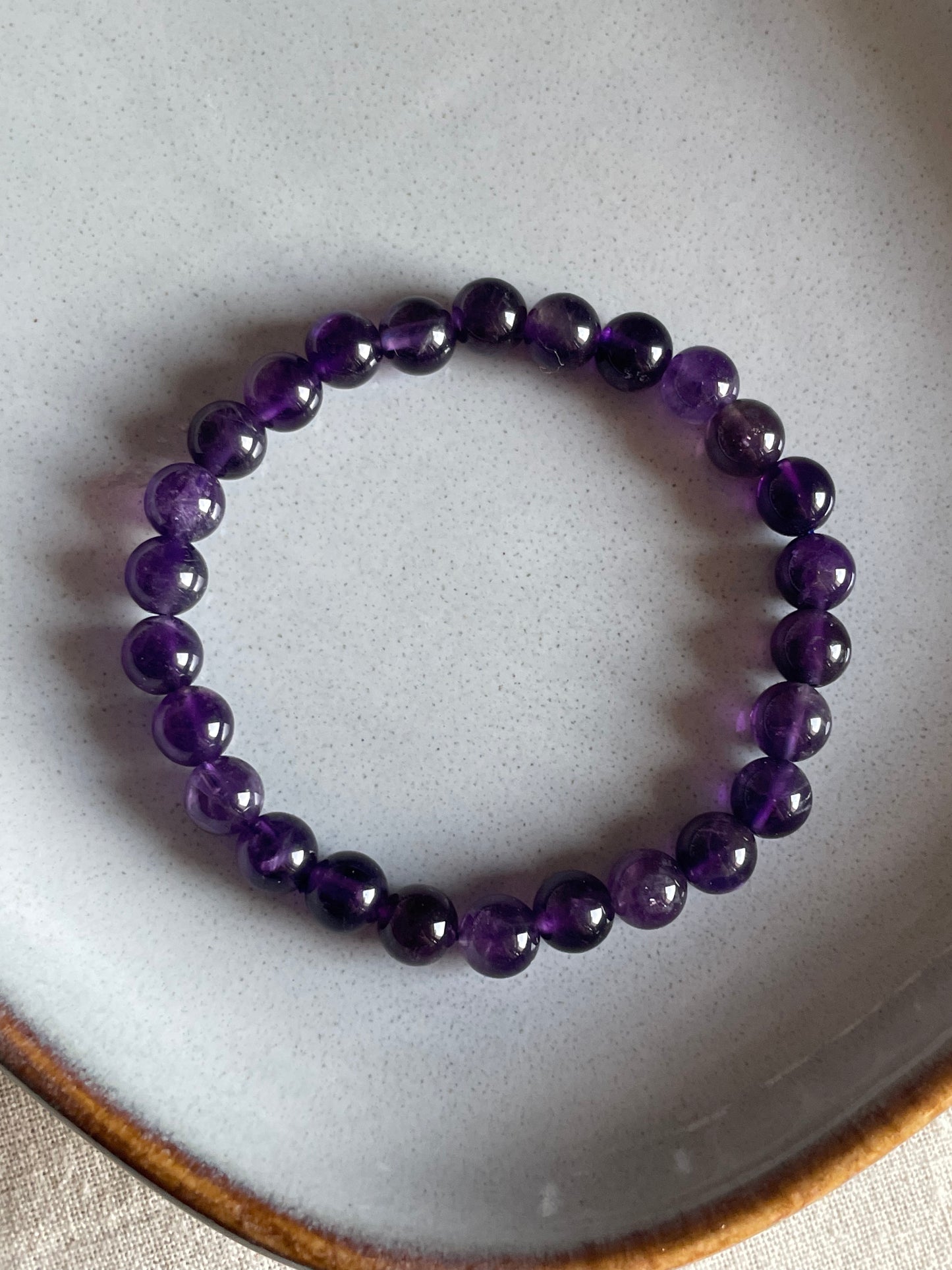 Amethyst Bracelet | 6mm | الجمشت