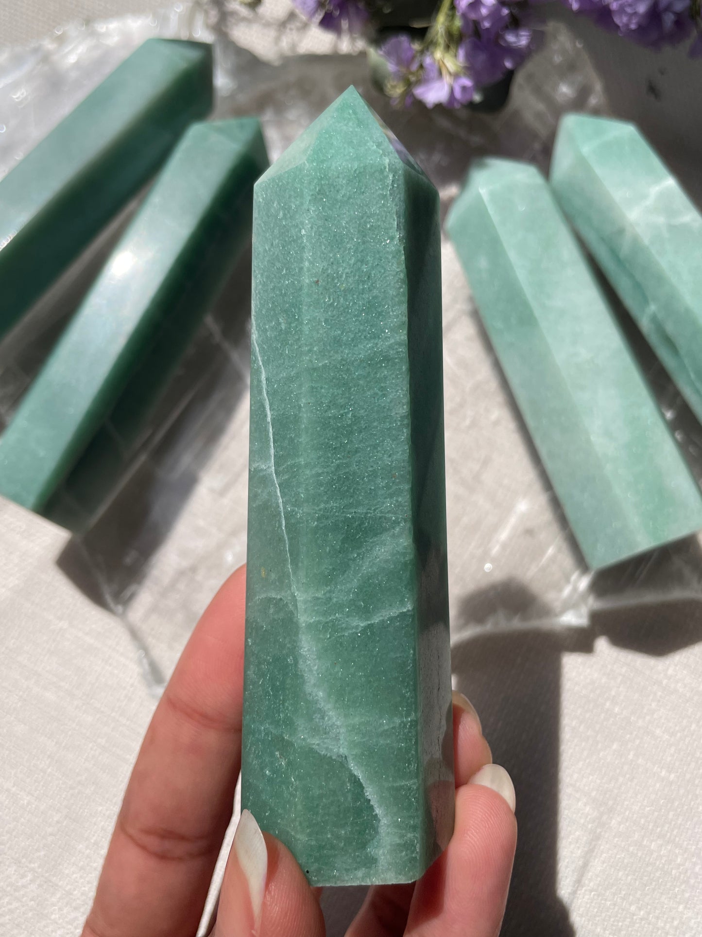 Green Aventurine Towers | الافنتورين الاخضر
