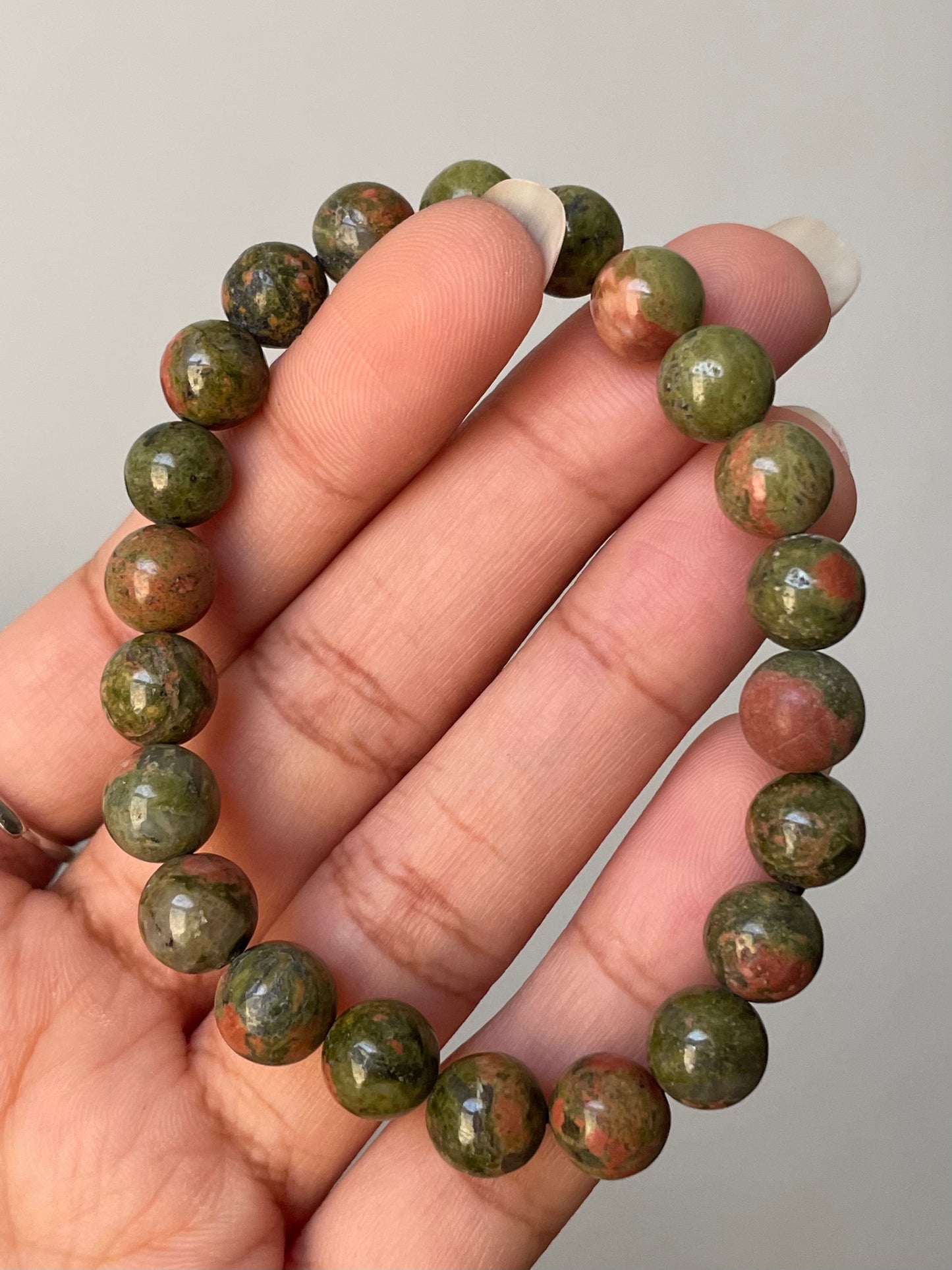 Unakite Bracelet | 8mm | يونكيت
