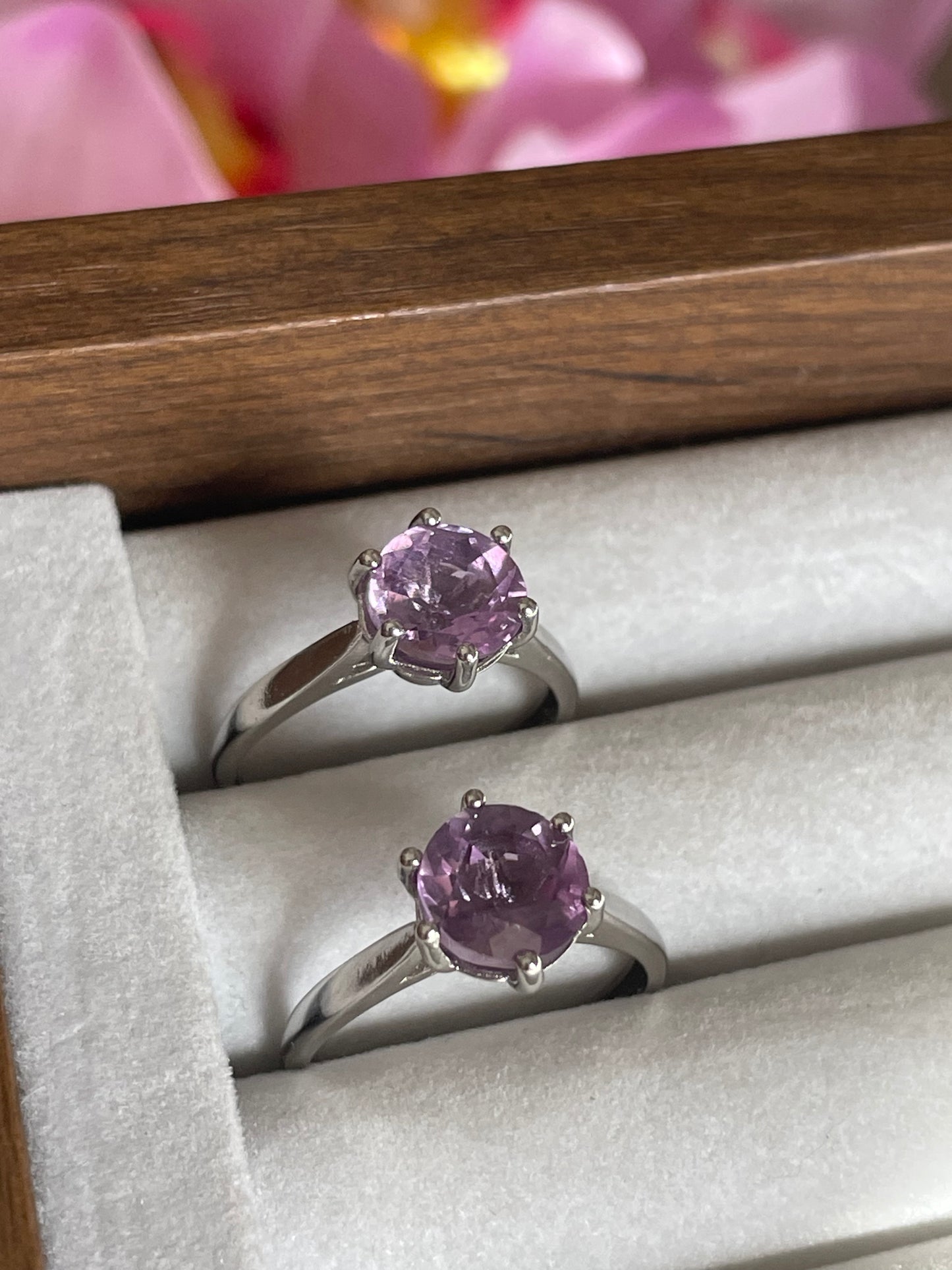 Amethyst Ring | Adjustable | خاتم حجر الجمشت