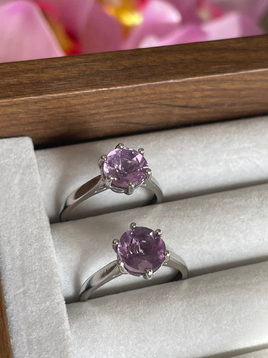 Amethyst Ring | Adjustable | خاتم حجر الجمشت