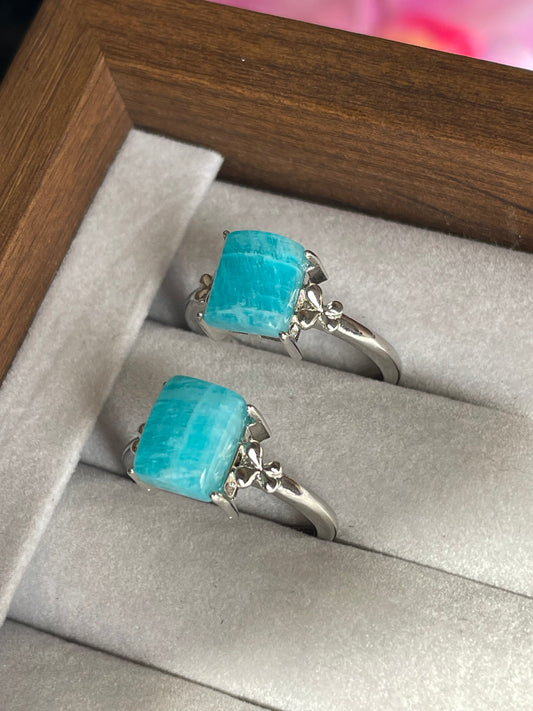 Amazonite Ring | Adjustable | امازونيت