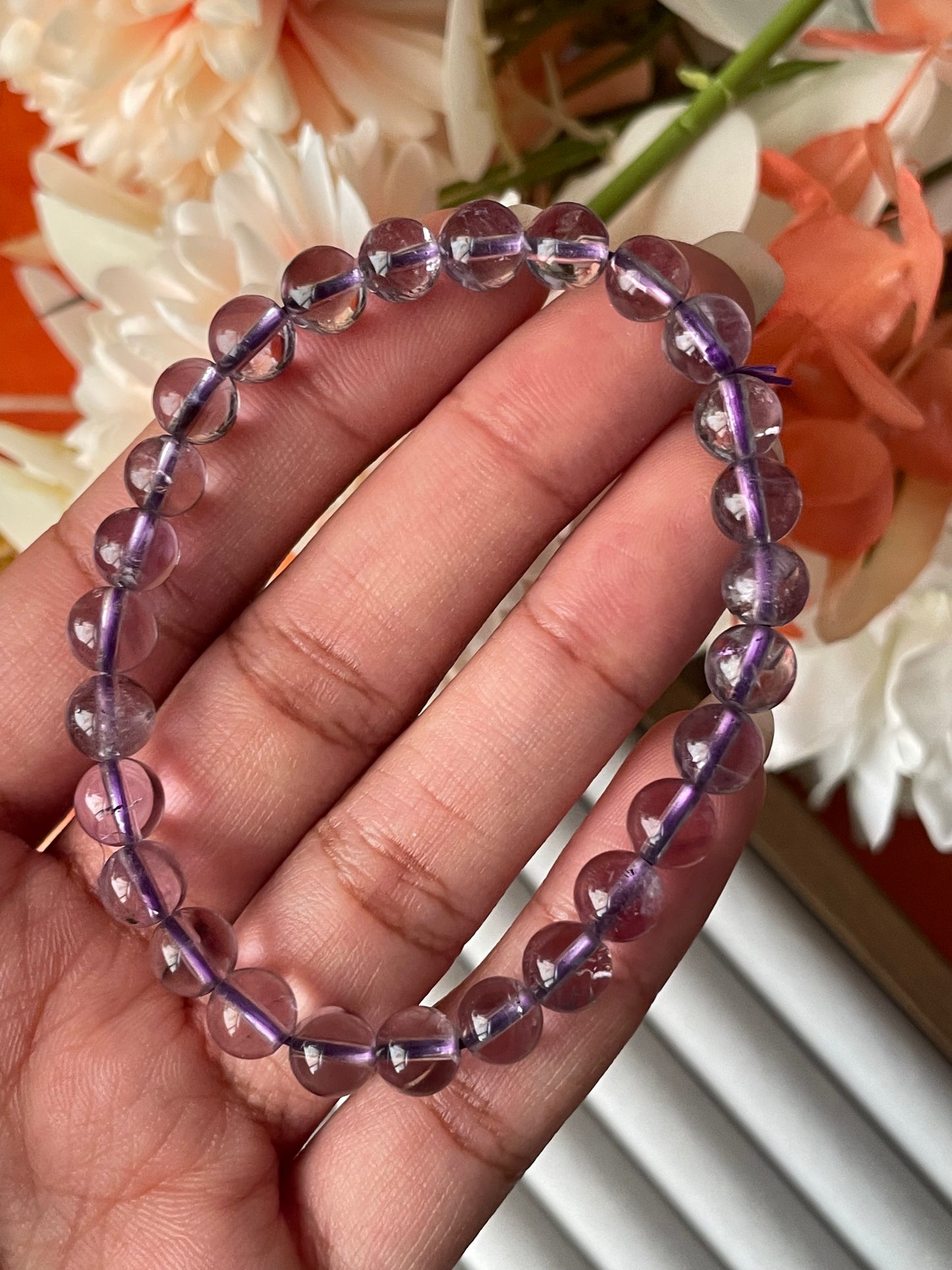 Amethyst Bracelet - High Quality | 7mm | الجمشت - اماتيست