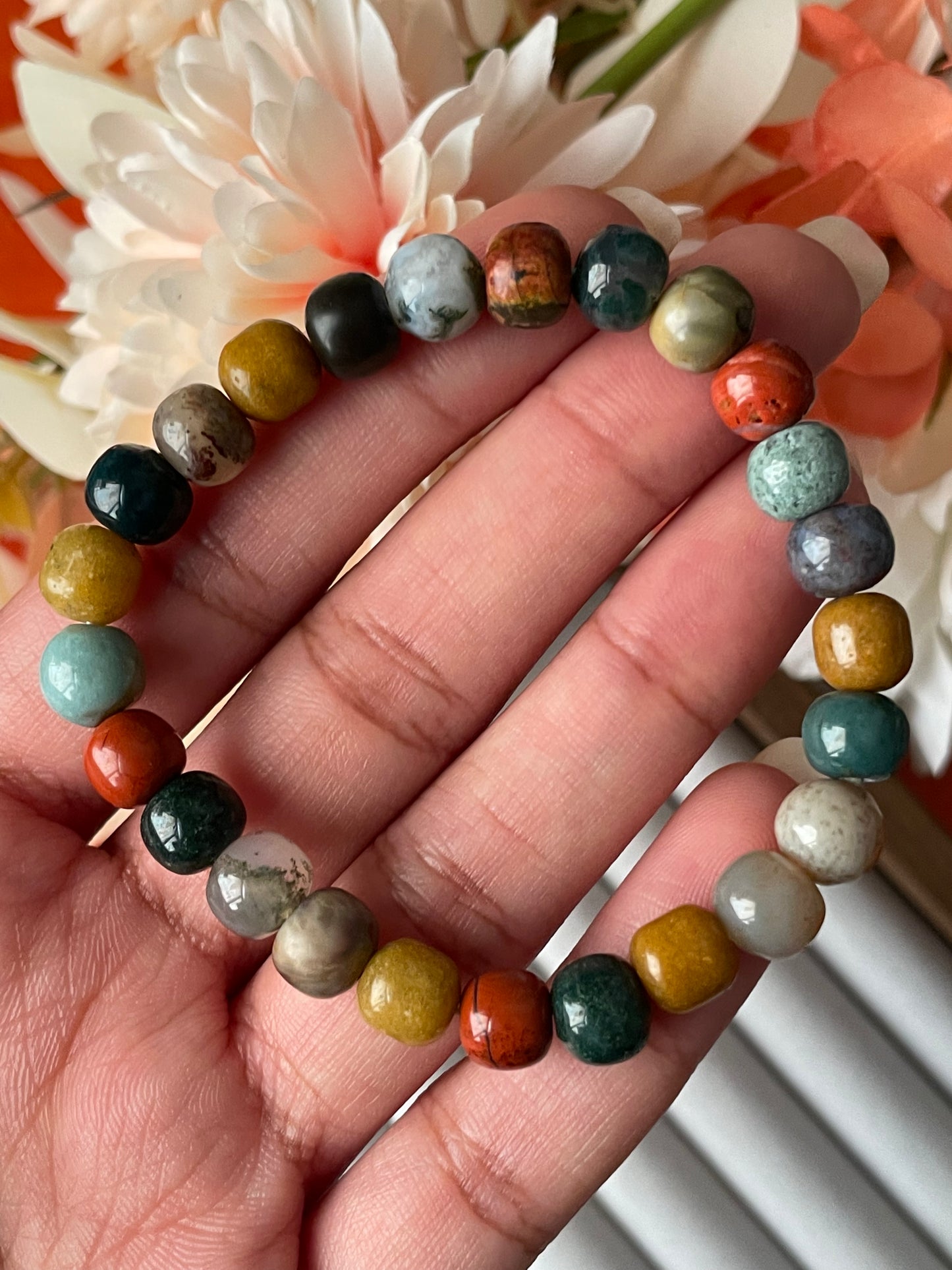 Ocean Jasper Bracelet | 8mm | اوشن جاسبر