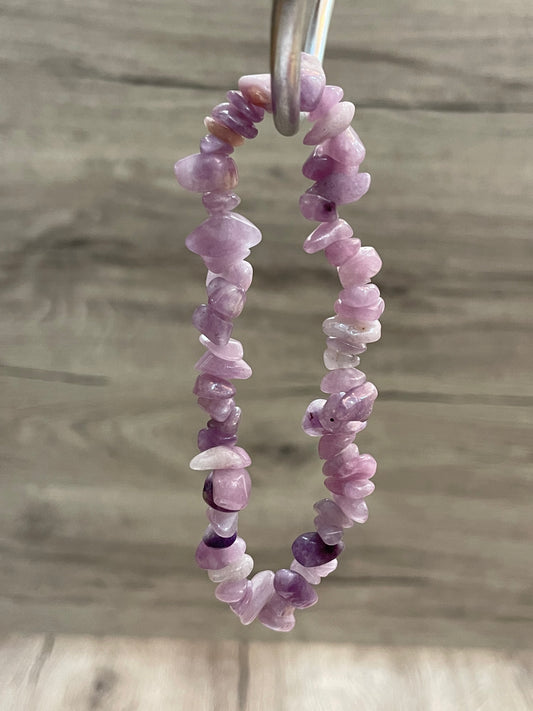 Kunzite Chip Bracelet | كونزيت