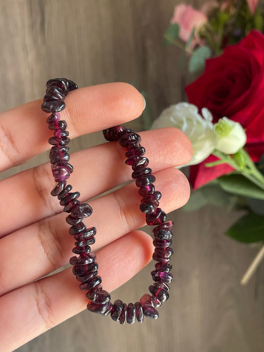 Garnet Chip Bracelet | جارنيت