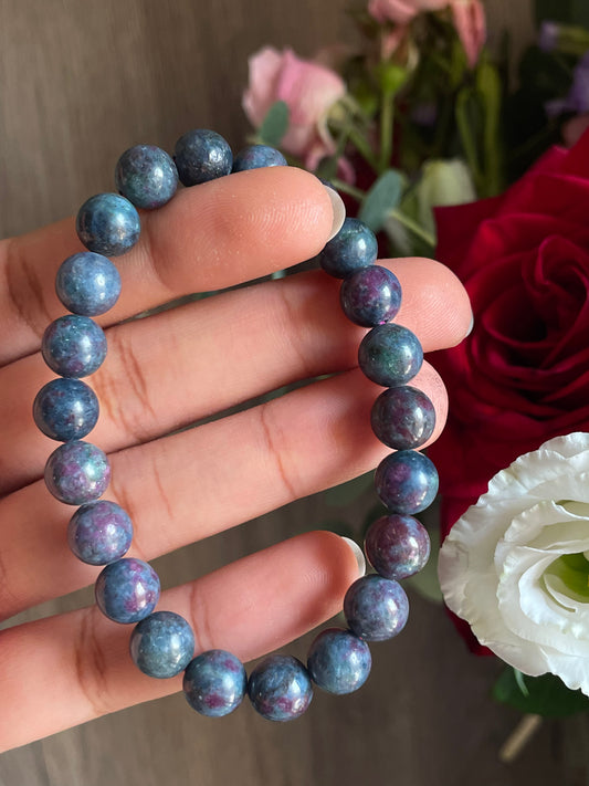 Ruby Fuchsite Bracelet | 8mm | روبي فوشسايت