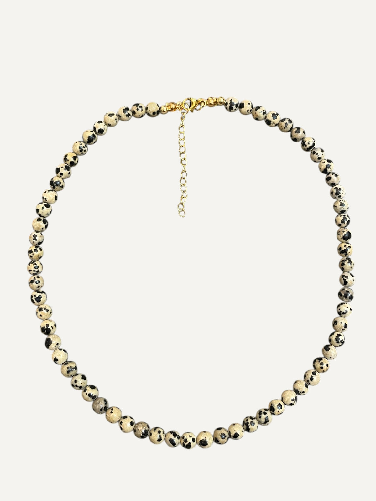 Dalmatian Jasper Beaded Necklace
