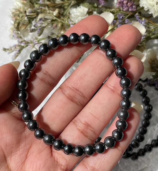 Hematite bracelet | 6mm | هماتيت