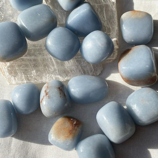 Angelite Tumbles | الانجليت
