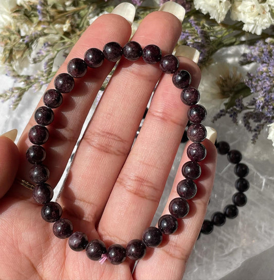 Garnet Bracelet | 6mm | جارنيت