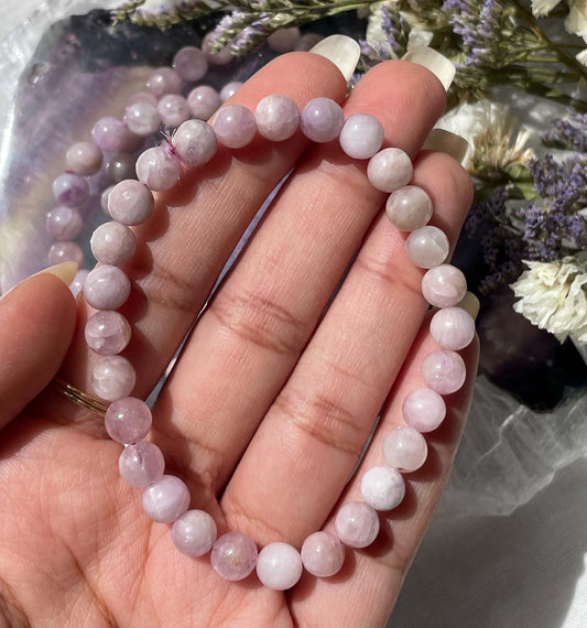 Kunzite Bracelet | 6mm | كونزيت