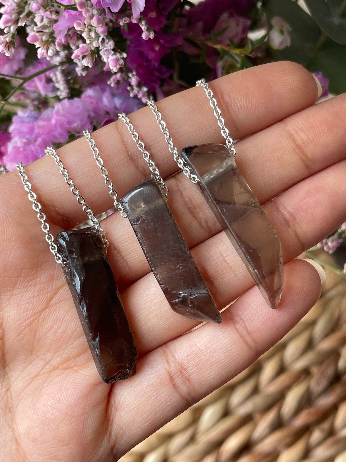 Smoky Quartz Necklaces / سموكي كوارتز