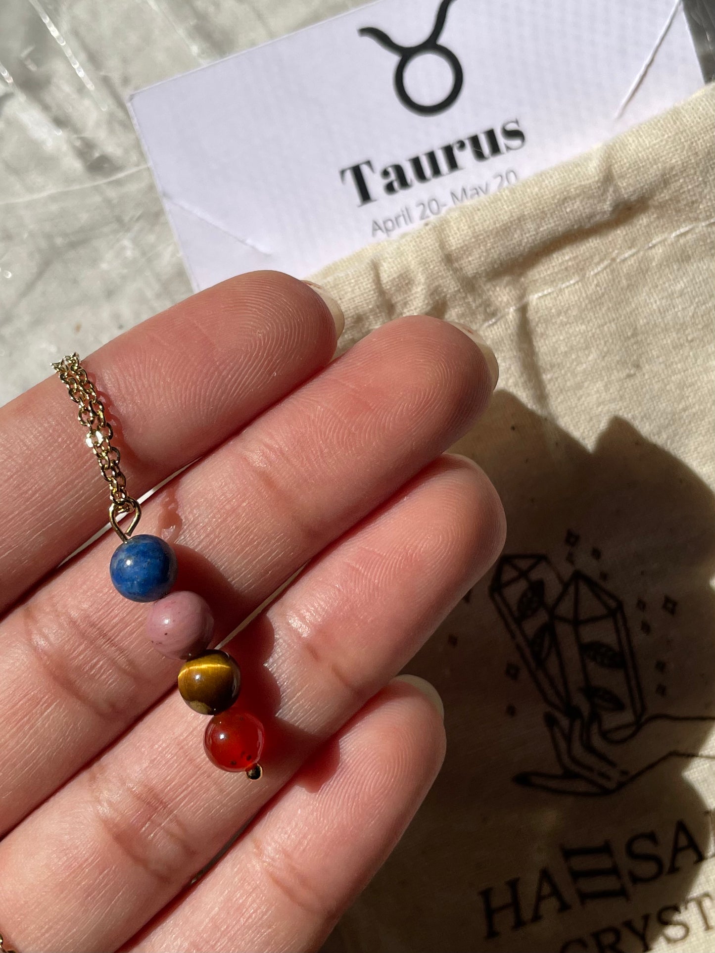 Taurus Necklace | برج الثور