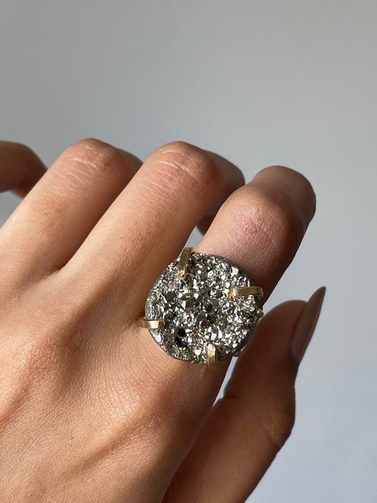 Pyrite Ring | Adjustable | بيريت