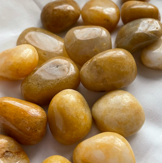 Yellow Jasper Tumbles / الجاسبر الاصفر
