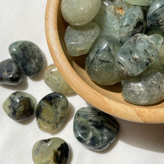 Prehnite Tumbles / بريهنايت