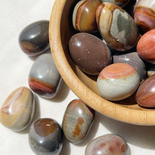 Polychrome Jasper Tumbles / بوليكروم جاسبر