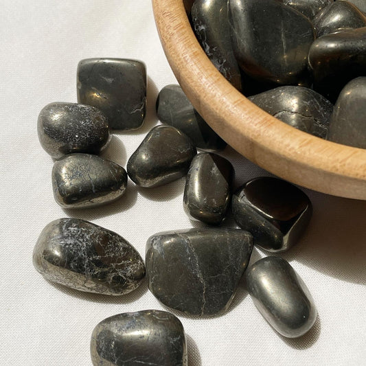 Pyrite Mini Tumbles | بيريت - الذهب الكاذب