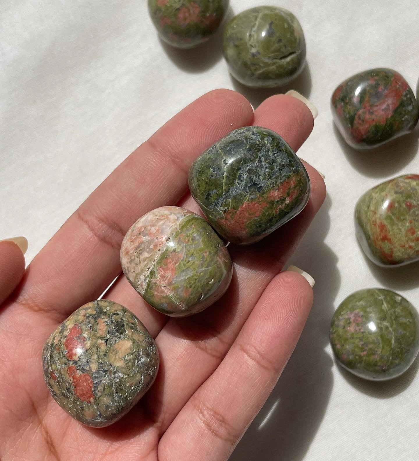 Unakite Tumbles / يونكيت