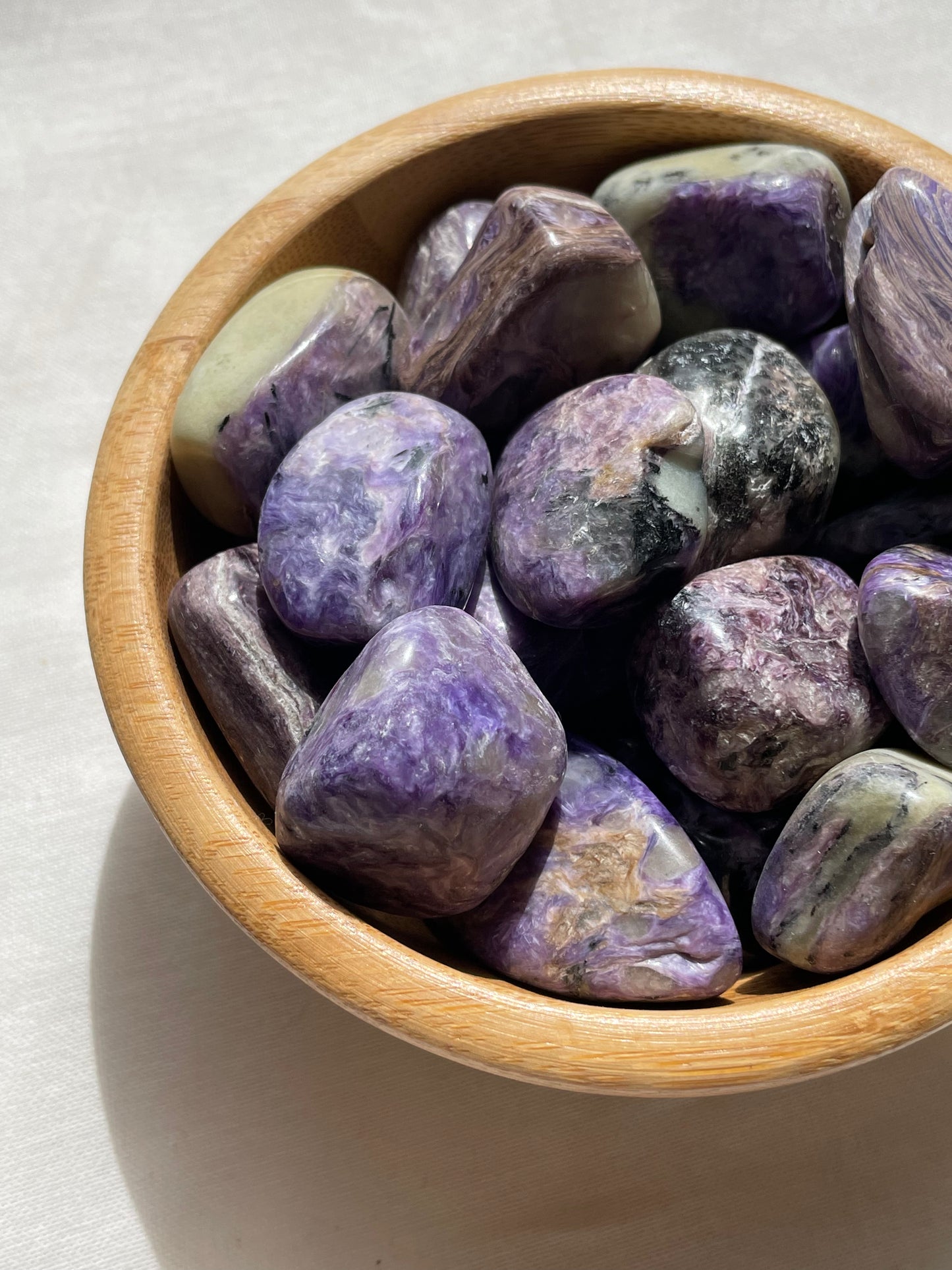 Charoite Tumble | حجر الشارويت