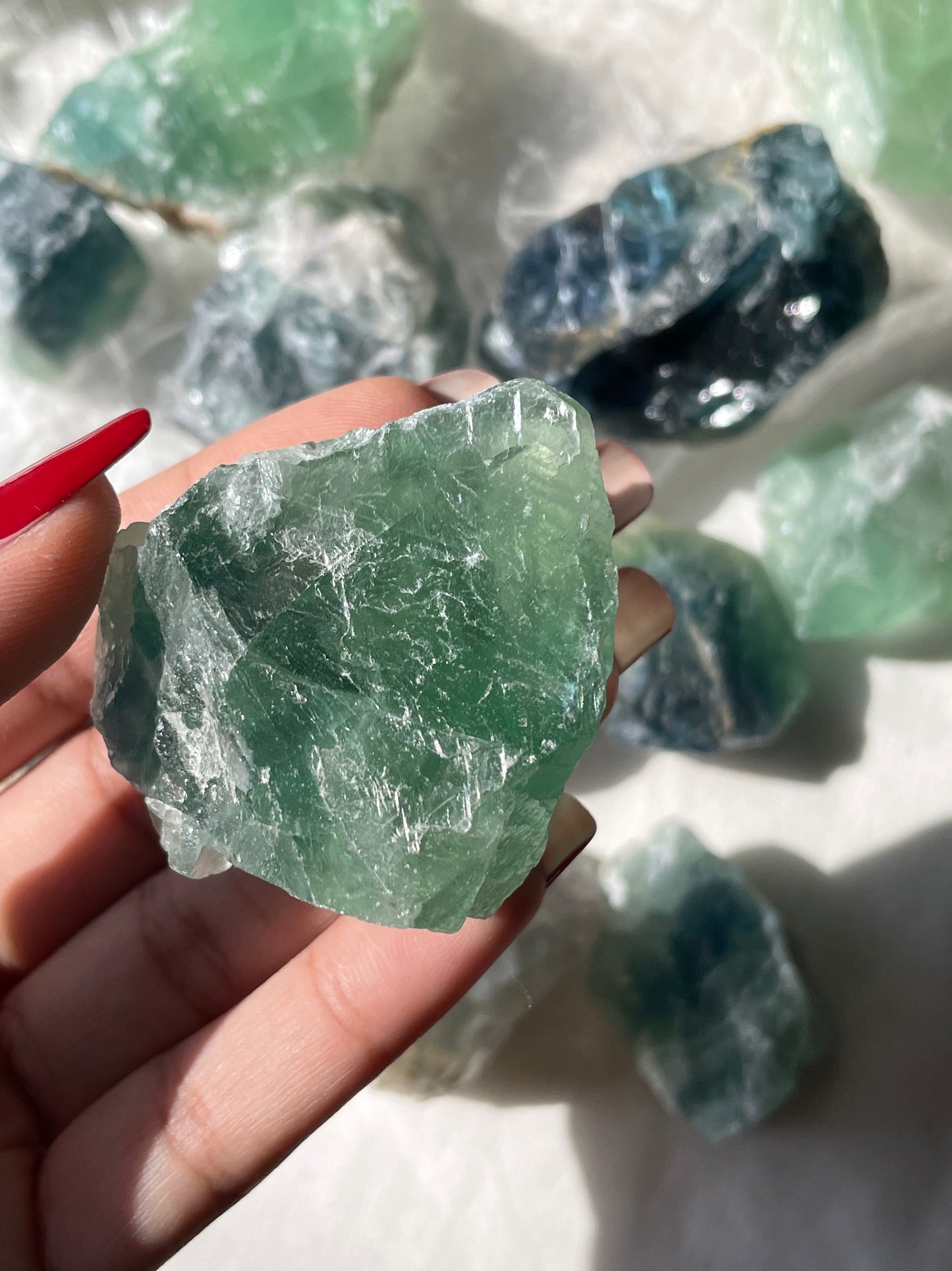 Raw Green Fluorite | فلوريت الاخضر الخام