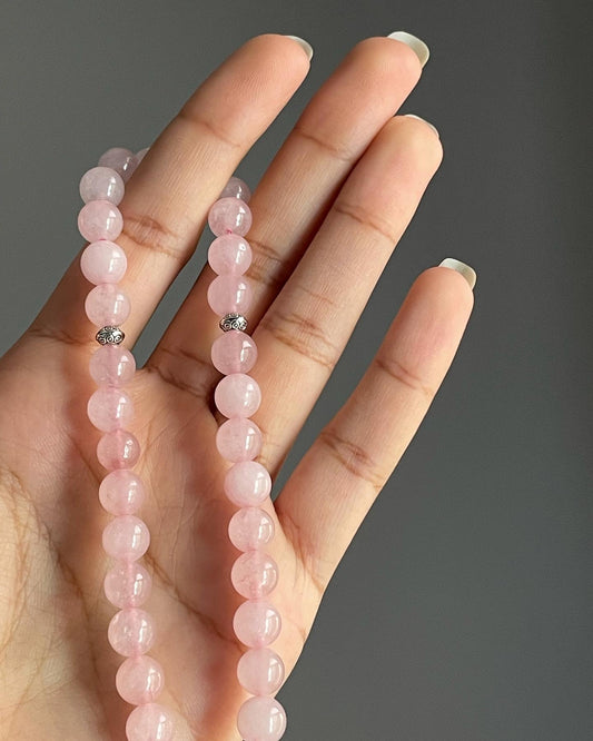 Rose Quartz Musbah | مسباح حجر كوارتز الزهري