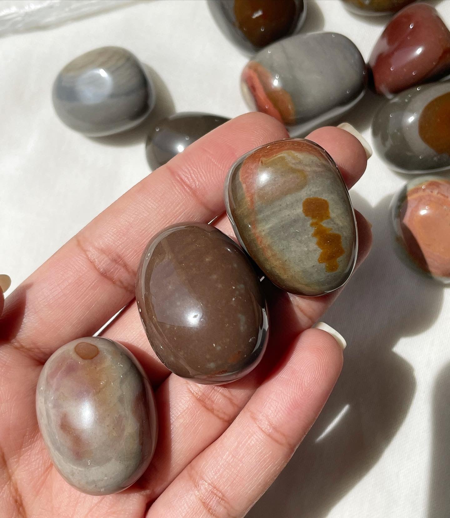 Polychrome Jasper Tumbles / بوليكروم جاسبر