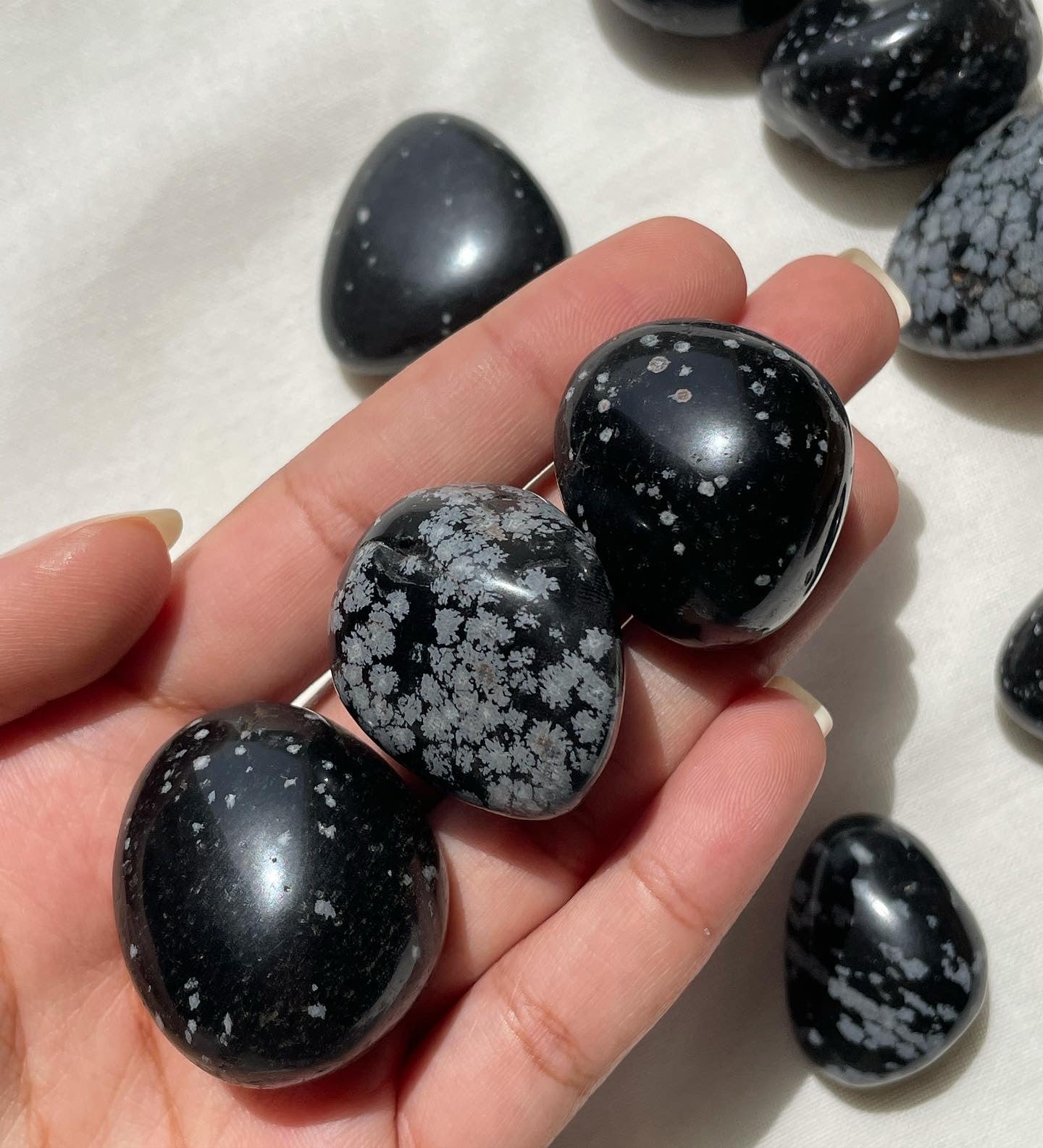 Snowflake Obsidian / اوبسيديان سنوفليك (السبج)