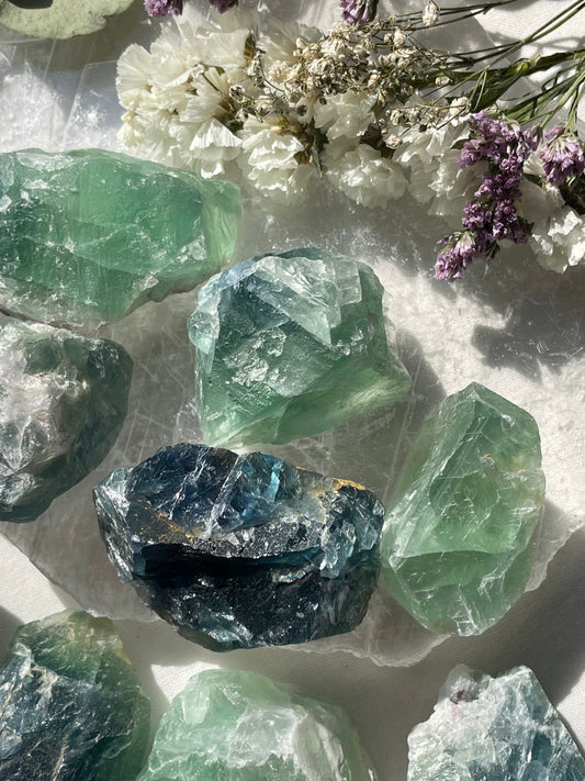 Raw Green Fluorite | فلوريت الاخضر الخام