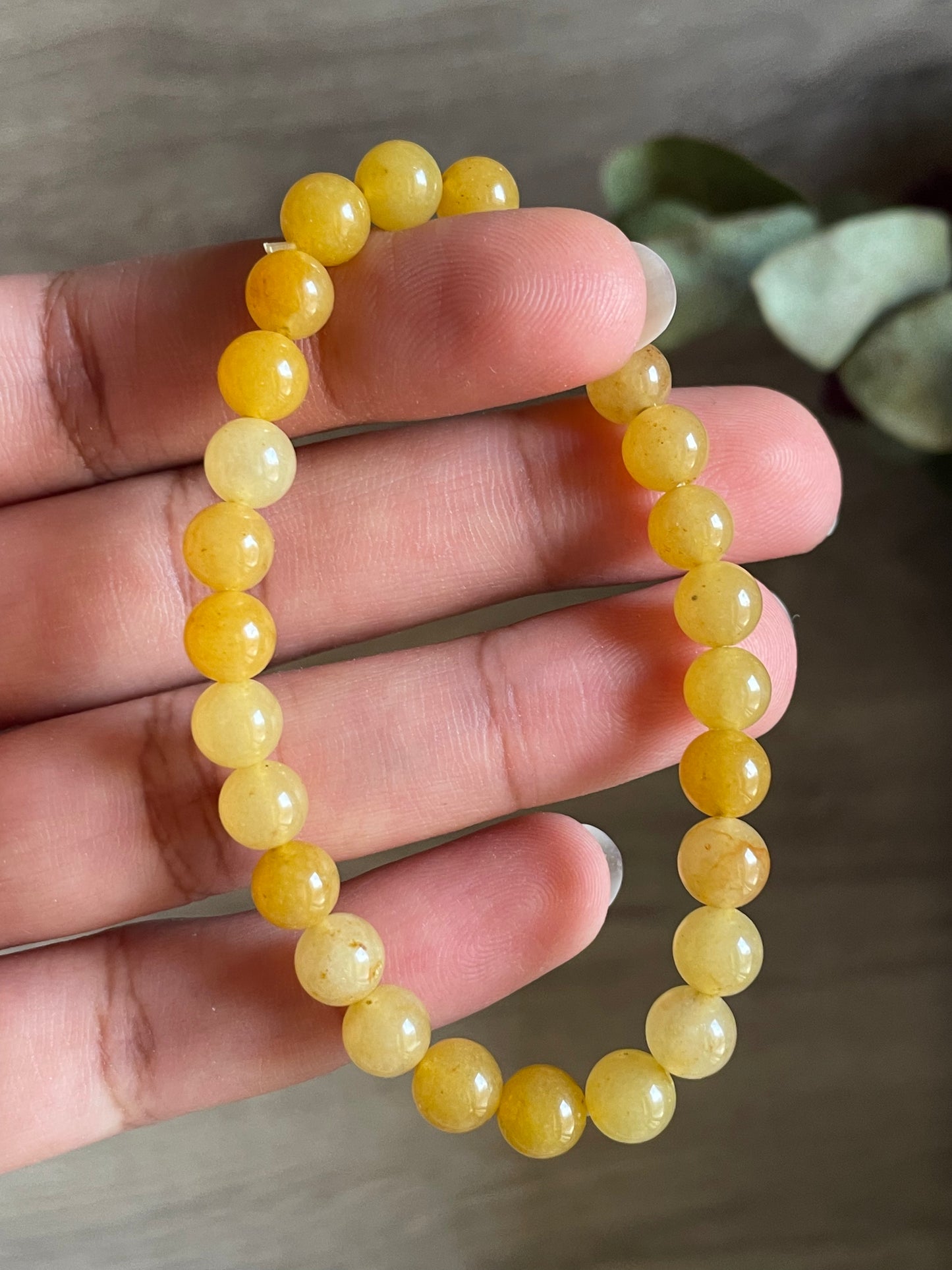 Yellow Jade Bracelet | الجاد الأصفر