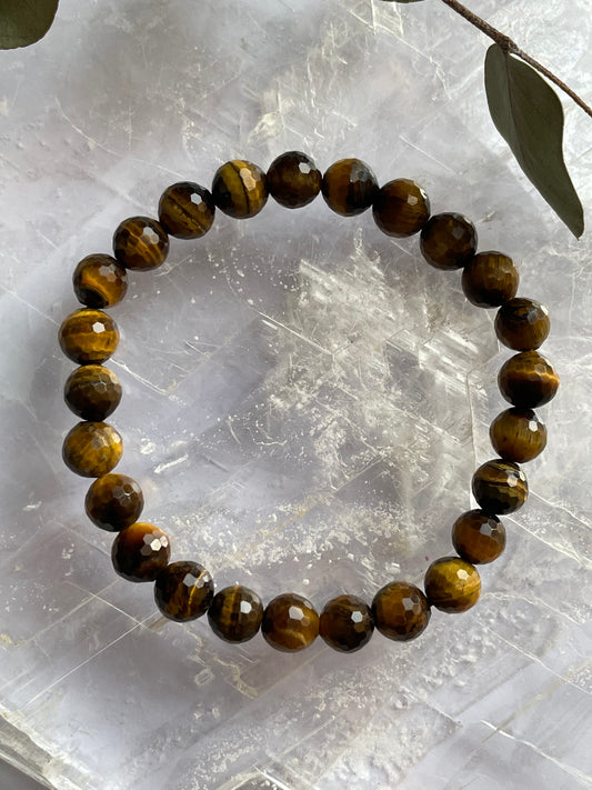 Tiger eye Bracelet | 7mm | عين النمر