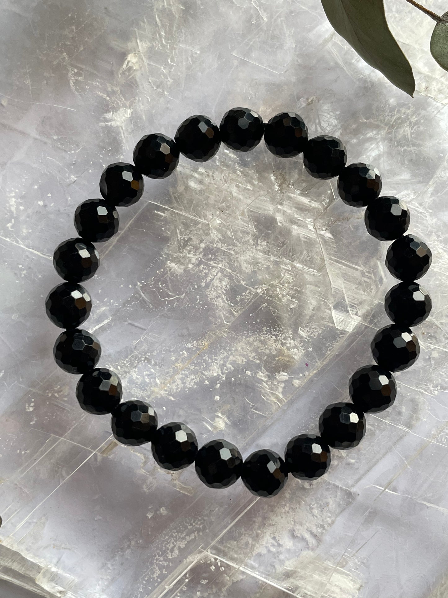 Black Obsidian Bracelet | 7mm | اوبسيديان الاسود - السبج