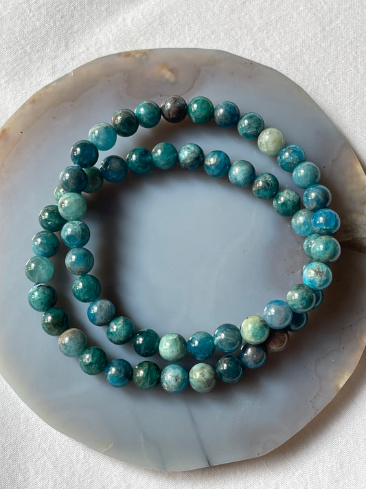 Blue Apatite Bracelet