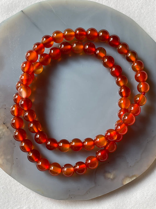 Clementine Carnelian Bracelet