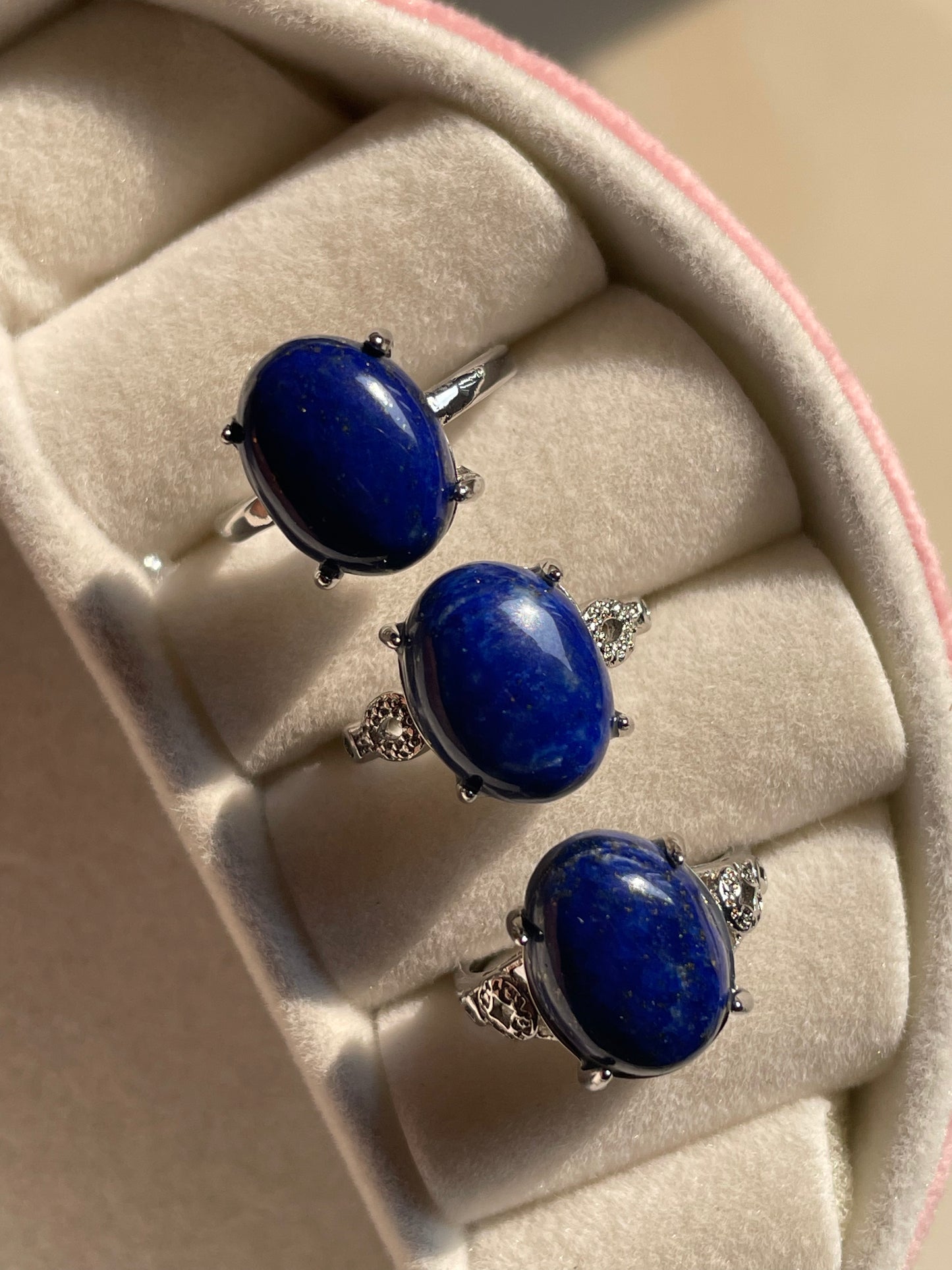 Lapis Lazuli Ring | Adjustable | خاتم اللازورد