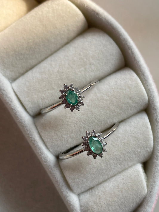 Green Tourmaline Ring | Adjustable | تورمالين الاخضر