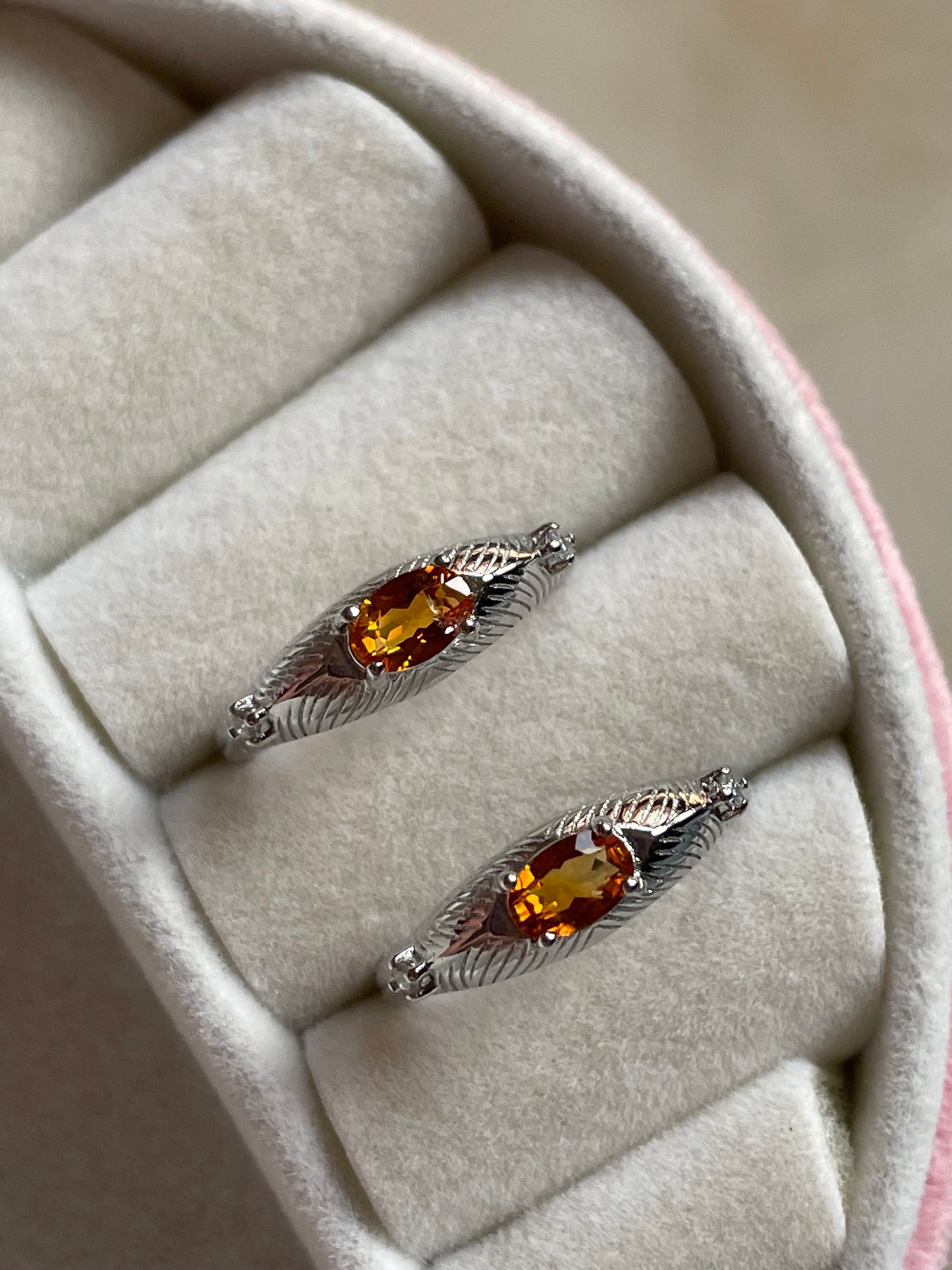 Citrine Ring | Adjustable | سيترين