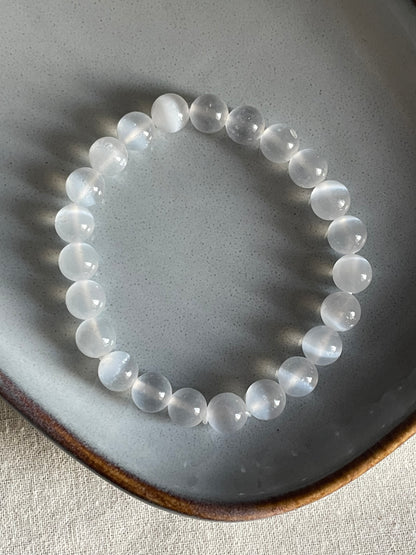 Selenite Bracelet | 8mm | سيلينايت