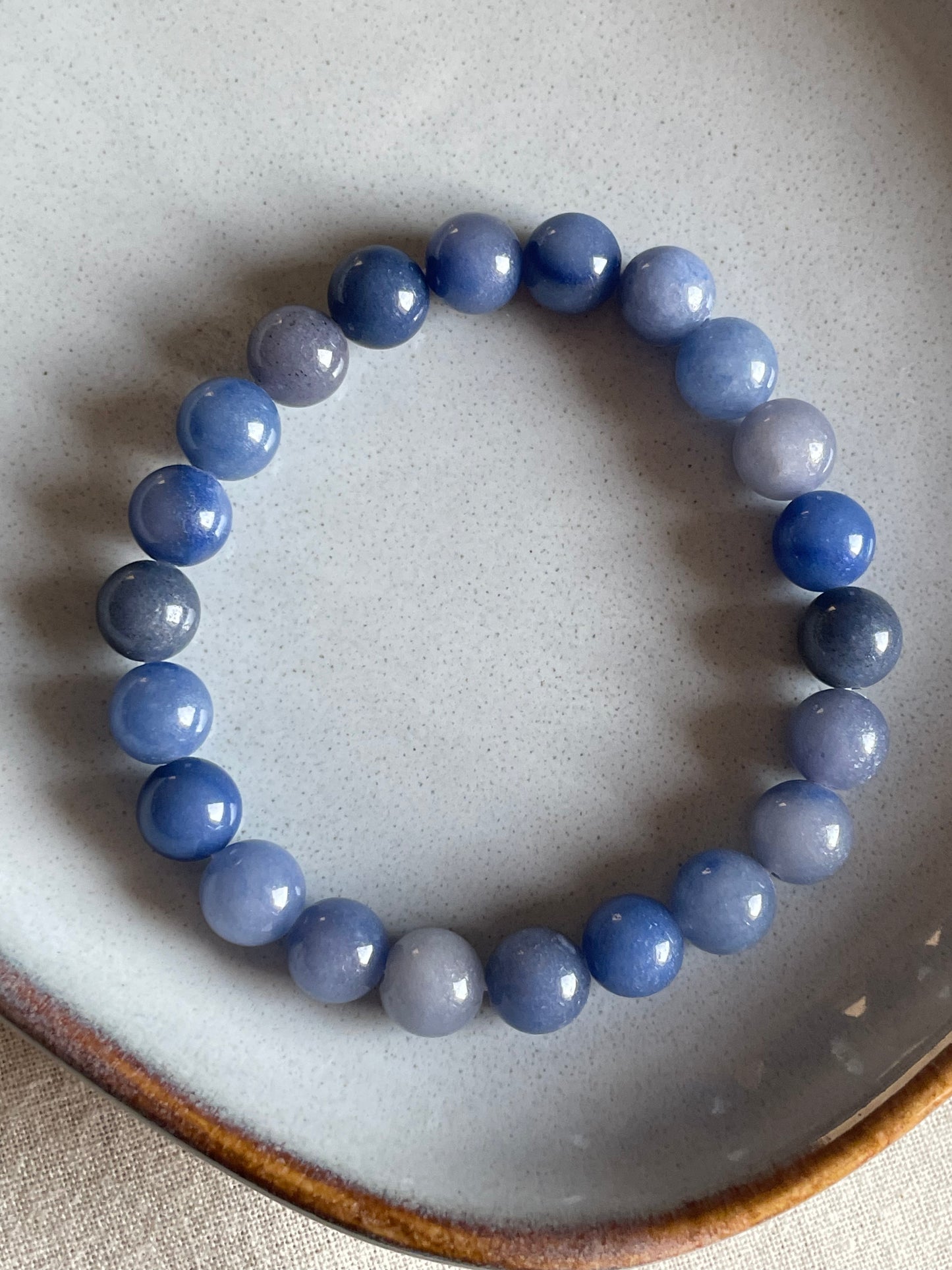Blue Aventurine Bracelet | 8mm | الافنتورين الازرق