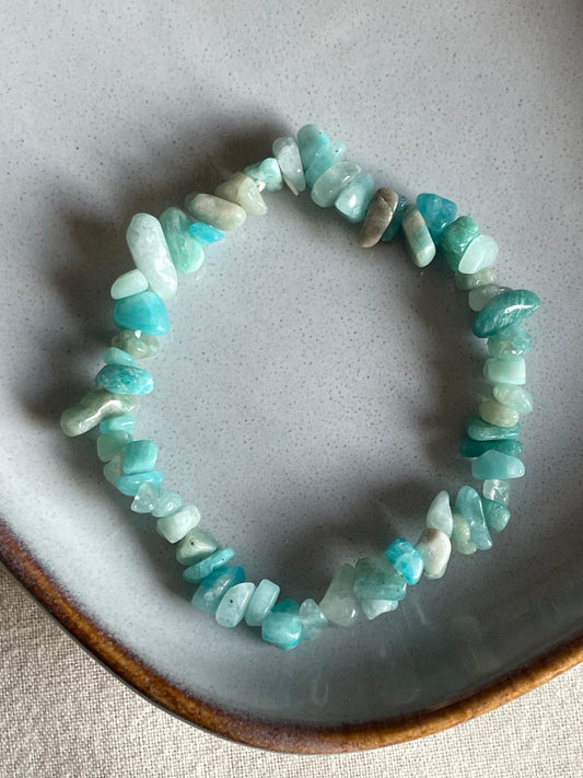 Amazonite Chip Bracelet | امازونيت