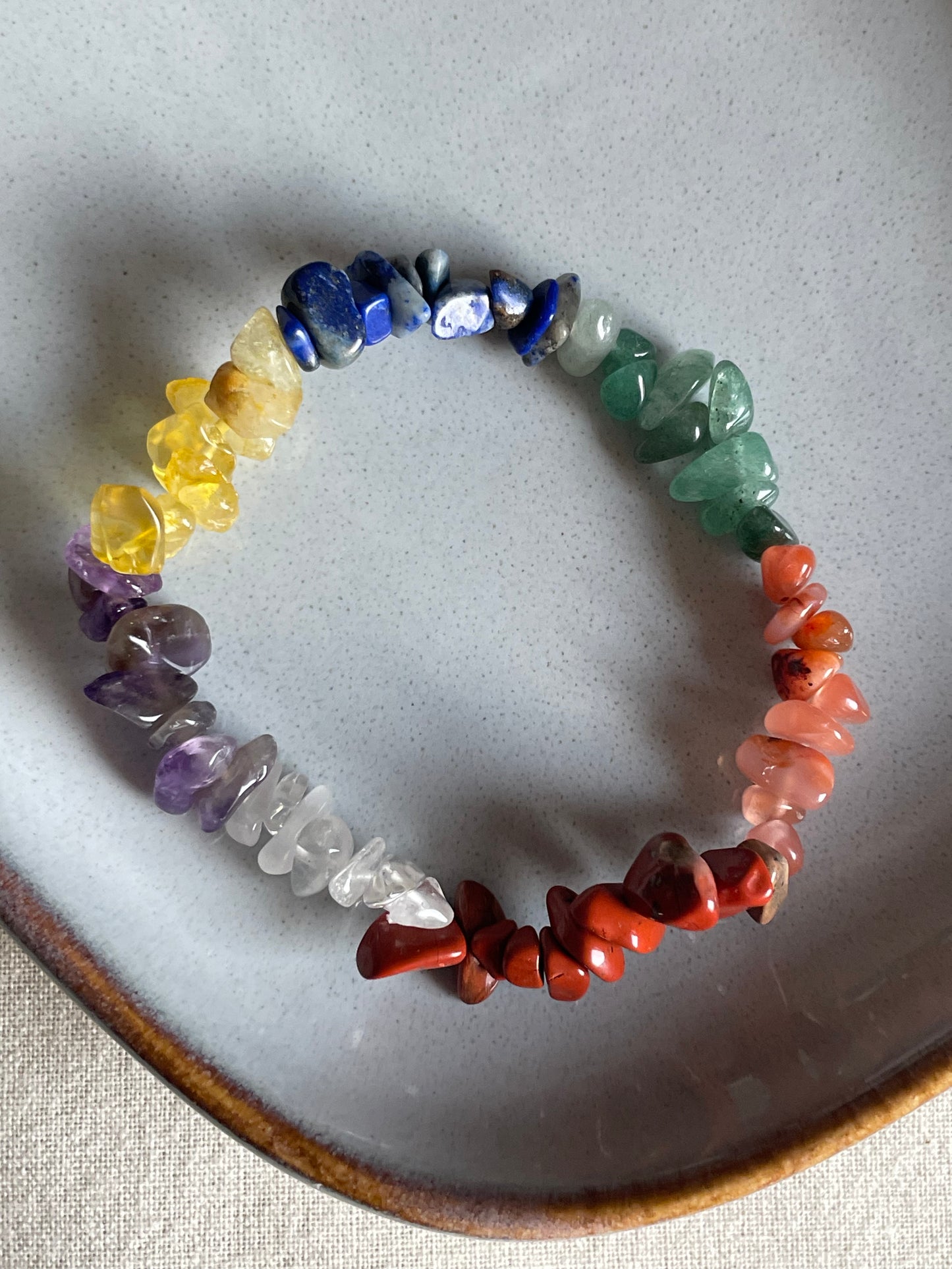 7 Chakra Chip Bracelet | اساور الشاكرات