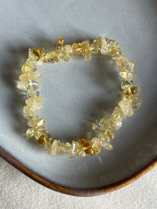 Citrine Chip Bracelet | سيترين