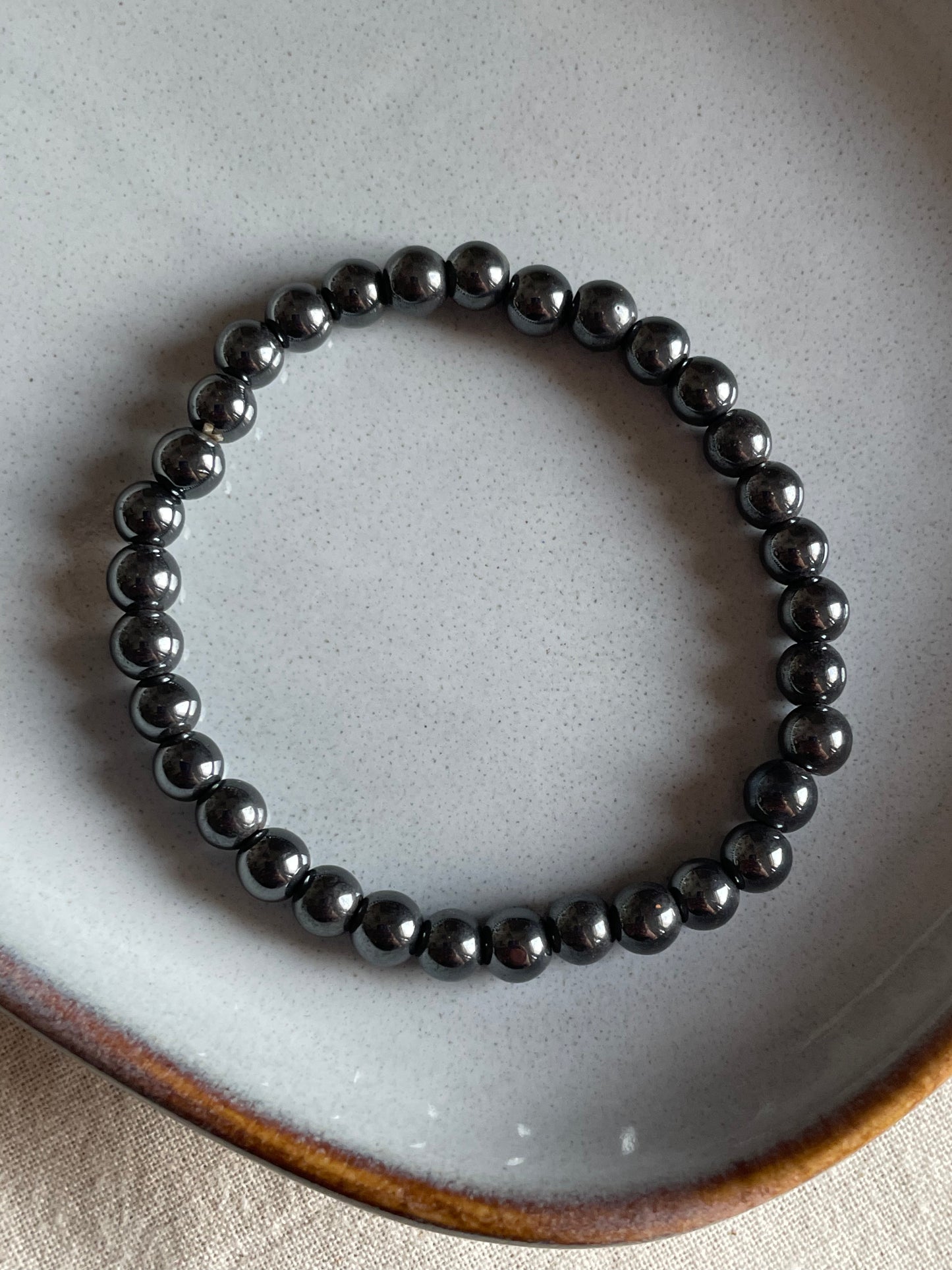 Hematite bracelet | 6mm | هماتيت