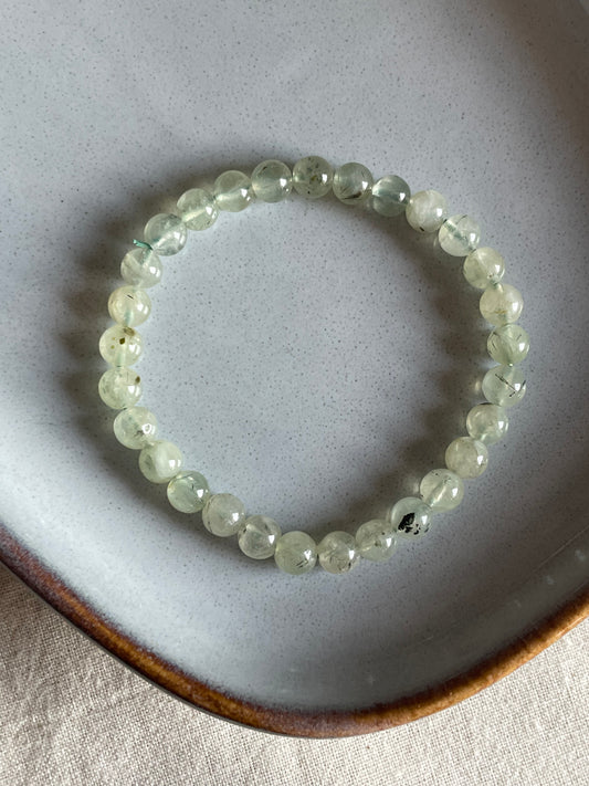 Prehnite Bracelet | بريهنايت