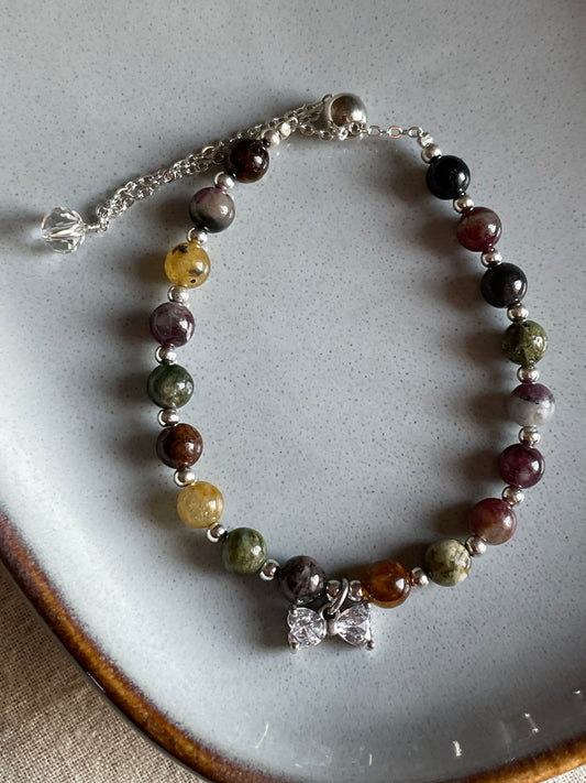 Rainbow Tourmaline Bracelet | تورمالين